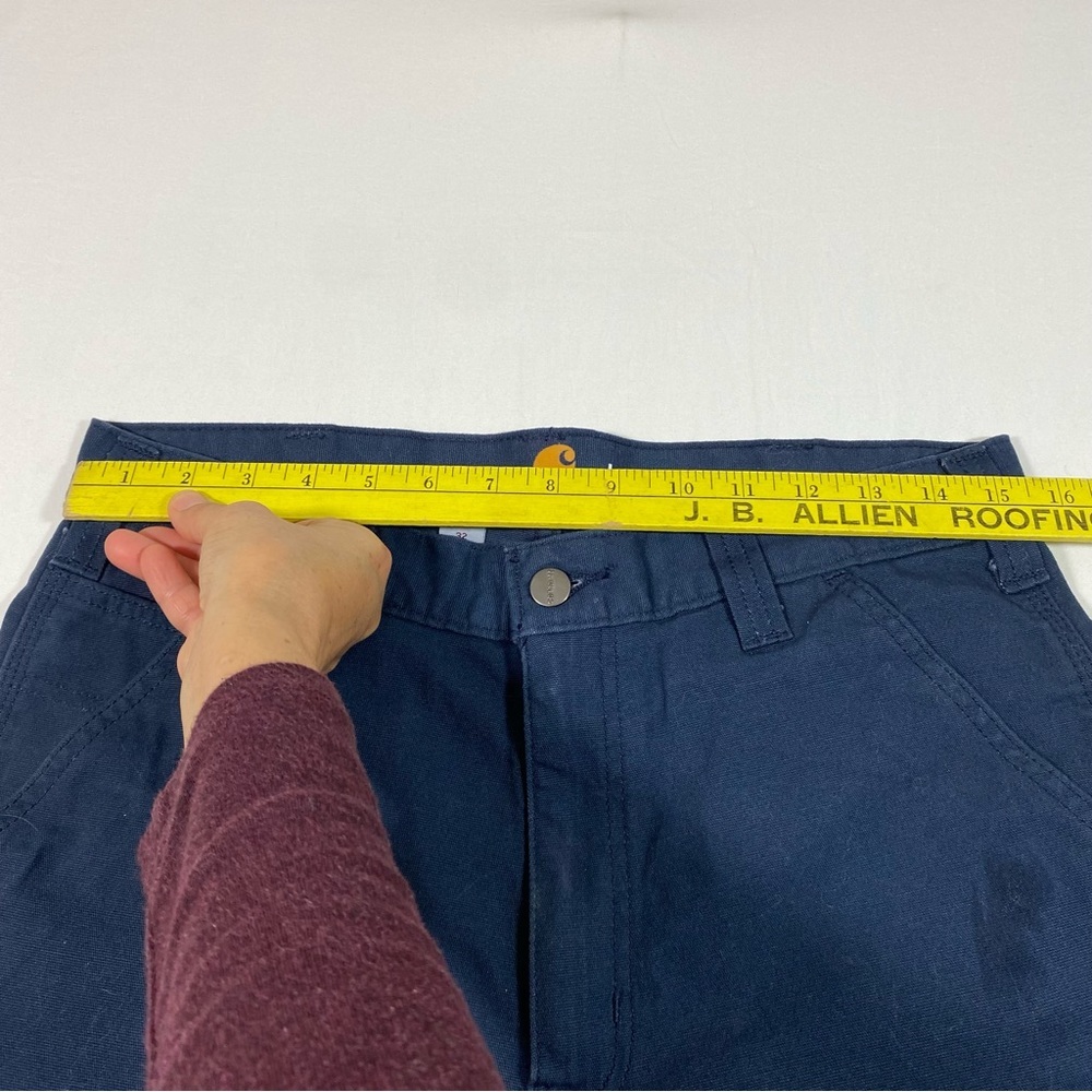 Carhartt Relaxed Fit Men’s Shorts Blue Pockets side Pocket NWOT size 32 - Picture 5 of 9